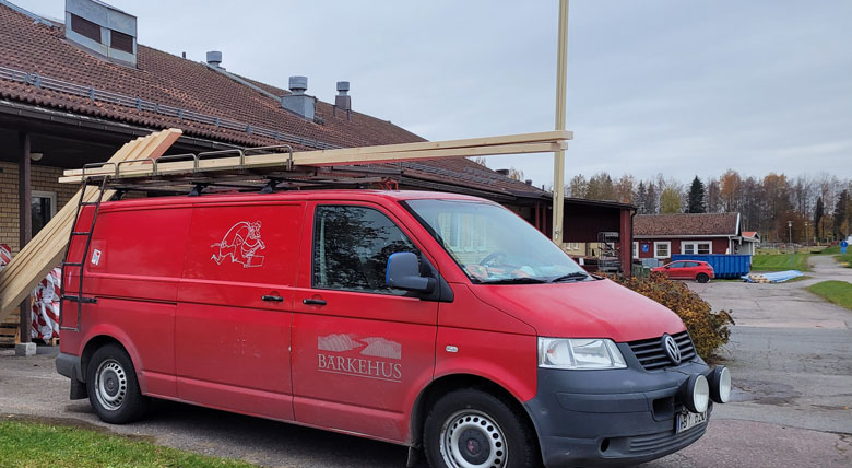 Ventilationsarbete vid Hedgården i Söderbärke